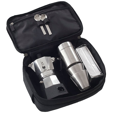 .Travel Set Moka Elettrika 2 tasses